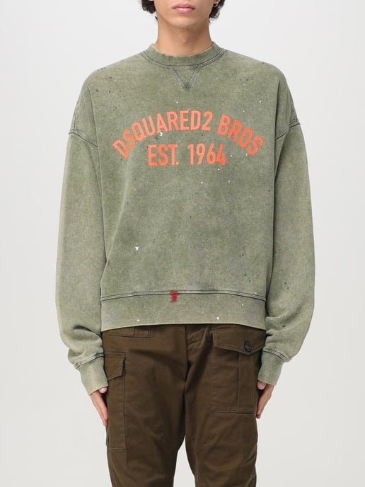 Sudadera de Corte Amplio con Salpicaduras de Pintura - Image 1