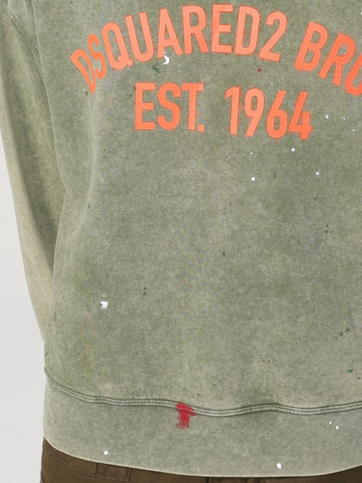 Sudadera de Corte Amplio con Salpicaduras de Pintura - Image 3