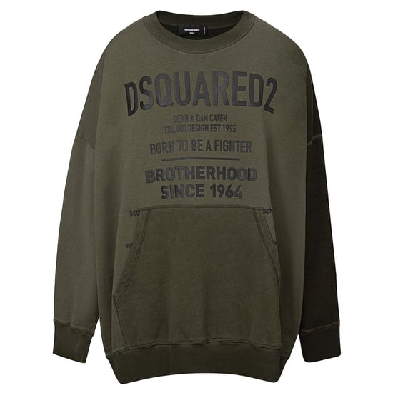 Sudadera de cuello redondo oversize - Image 1