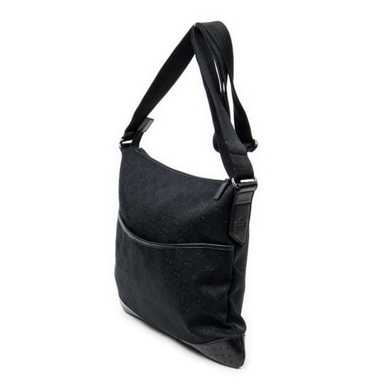 Gucci Medium Messenger en Negro Lienzo - Image 2