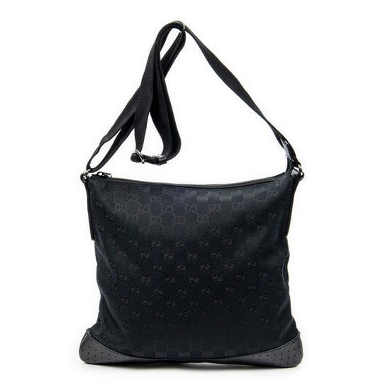 Gucci Medium Messenger en Negro Lienzo - Image 5