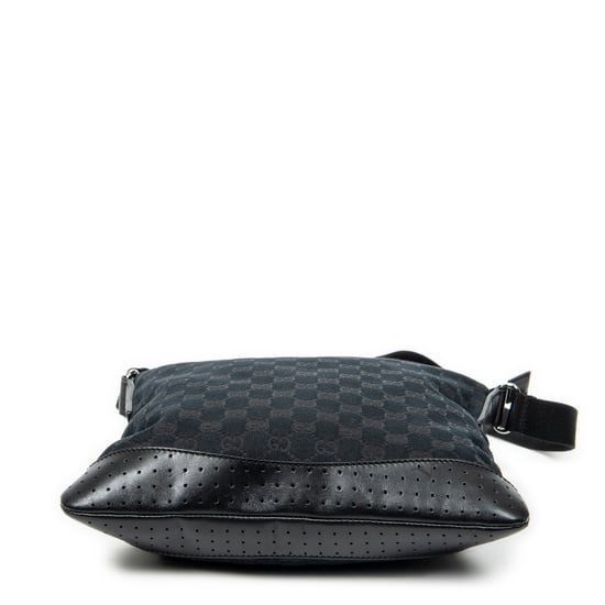 Gucci Medium Messenger en Negro Lienzo - Image 6