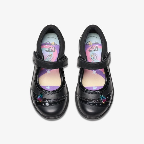 Zapatos de Cuero Negros Relda Spark para Niños - Image 6