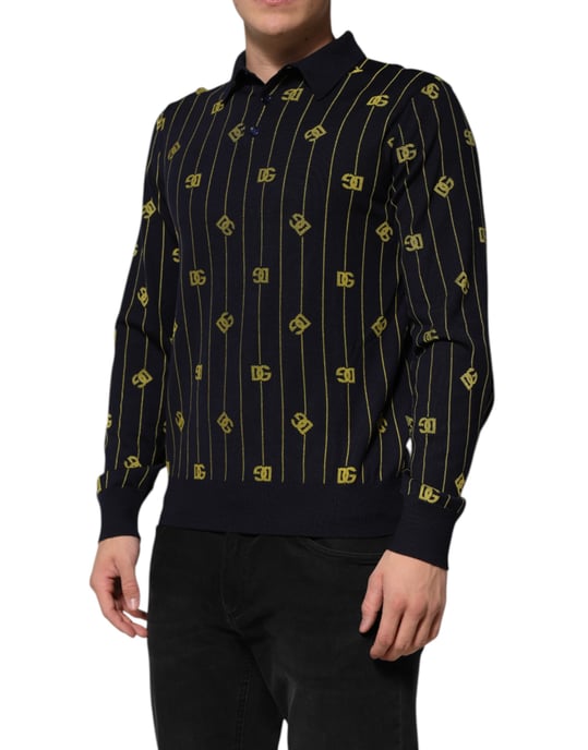 Polo de manga larga con estampado de logo - Image 3