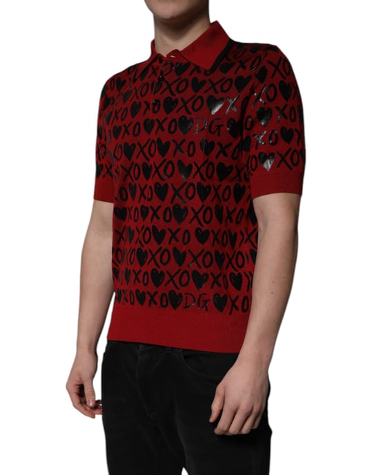 Camisa Polo de Manga Corta con Patrón Xoxo - Image 3