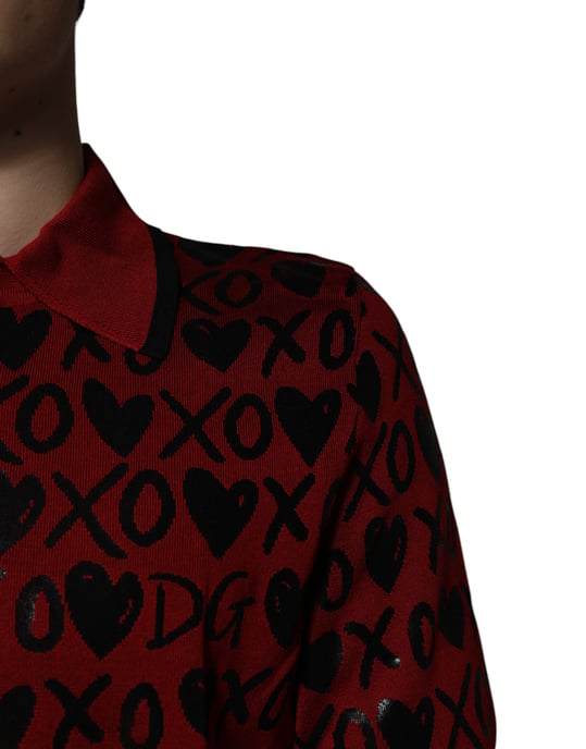 Camisa Polo de Manga Corta con Patrón Xoxo - Image 5