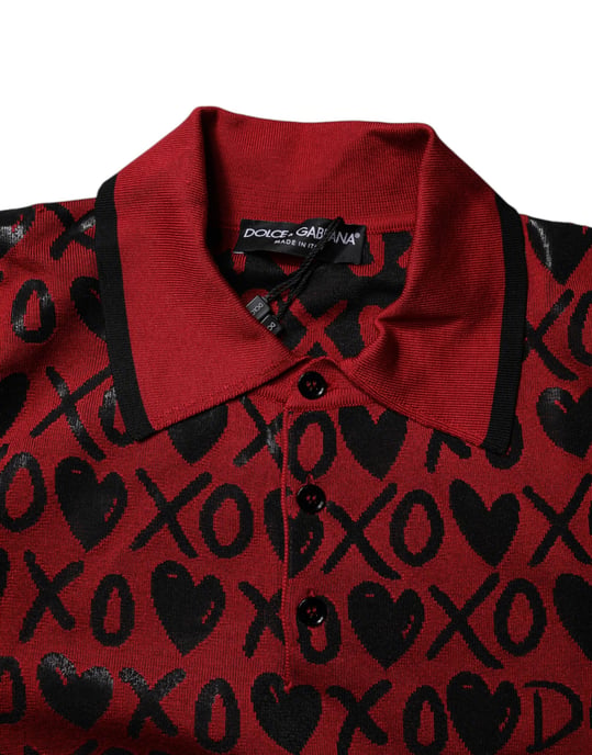Camisa Polo de Manga Corta con Patrón Xoxo - Image 6