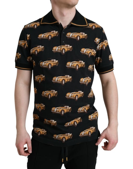 Camisa Polo de Autos Clásicos de Manga Corta - Image 1