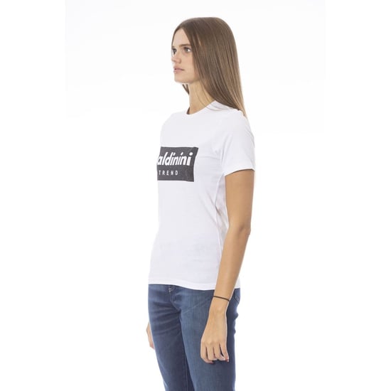 Camiseta de Logo en Caja de Manga Corta y Cuello Redondo - Image 3