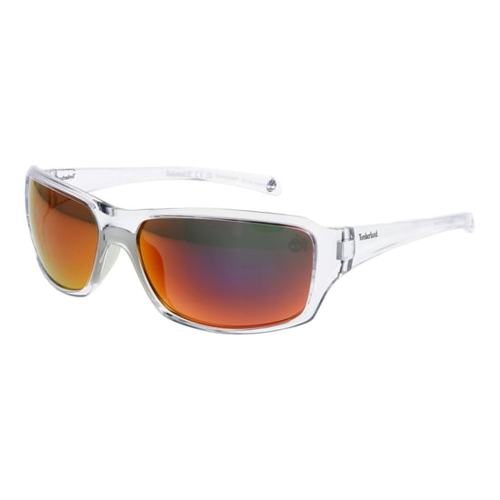 Gafas de sol espejadas con montura transparente - Image 1