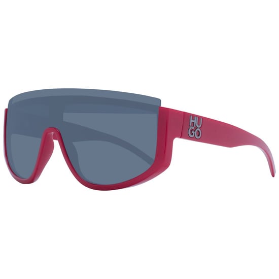 Gafas de sol escudo rojas de gran tamaño - Image 1