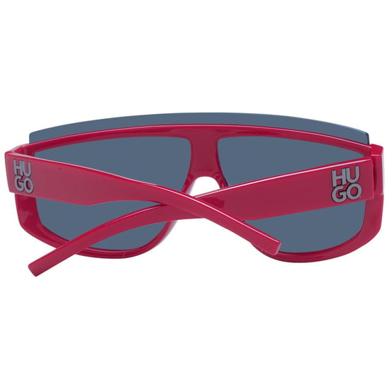 Gafas de sol escudo rojas de gran tamaño - Image 3