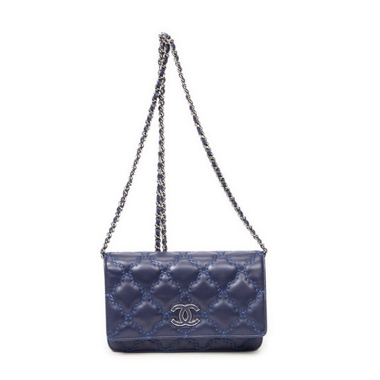 Chanel Hampton Wallet on Chain en Marina Piel de becerro - Image 1