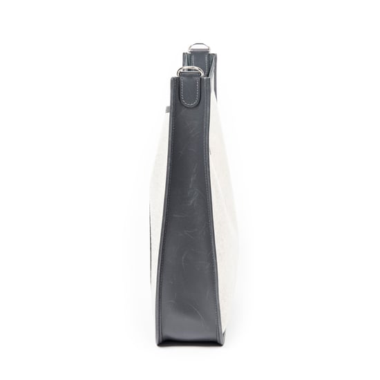 Hermès Evelyne I GM en Beige/Gris Lienzo - Image 3