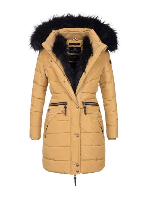 Navahoo Abrigo de Invierno Mujer Paula – Muy Cálido, Repelente al Agua & Con Cuello de Pelo Desmontable - Image 1