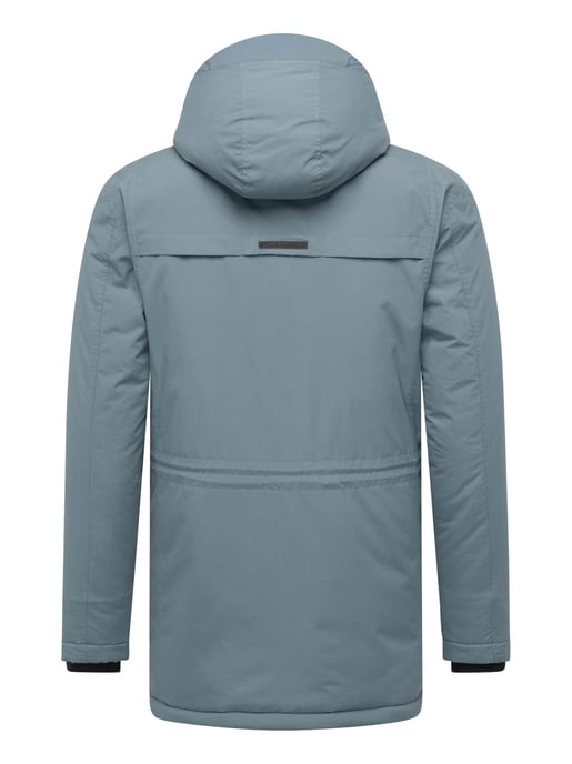 Parka de hombre Stone Harbour Wadiim con capucha y cremallera doble - Image 4