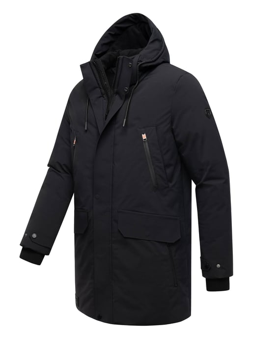 Parka de invierno para hombre Stone Harbour Kitraan con cierres magnéticos y forro polar - Image 3
