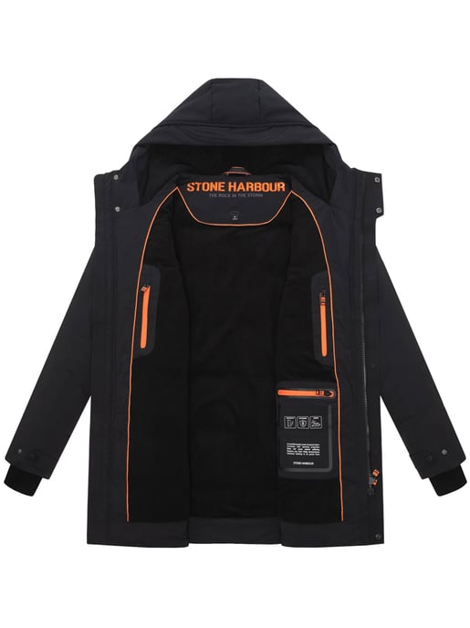 Parka de invierno para hombre Stone Harbour Kitraan con cierres magnéticos y forro polar - Image 5
