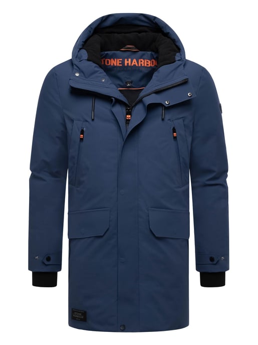 Parka de invierno para hombre Stone Harbour Kitraan con cierres magnéticos y forro polar - Image 1