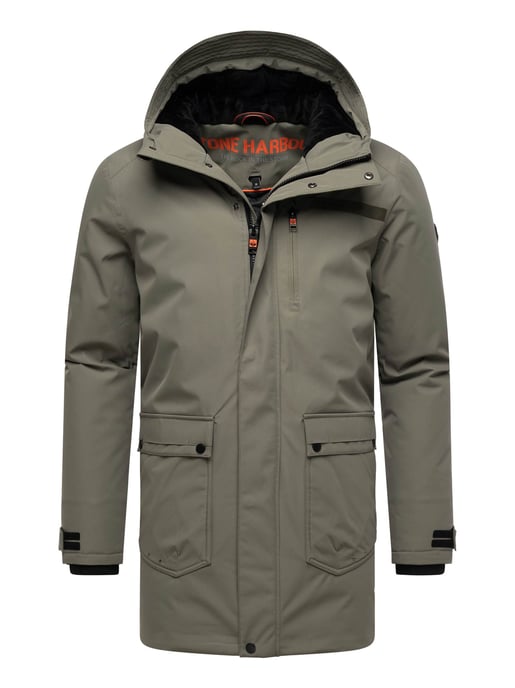 Parka de invierno para hombre Stone Harbour Netaan con columna de agua de 10.000 mm y forro acolchado - Image 1