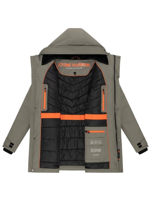 Parka de invierno para hombre Stone Harbour Netaan con columna de agua de 10.000 mm y forro acolchado - Image 5