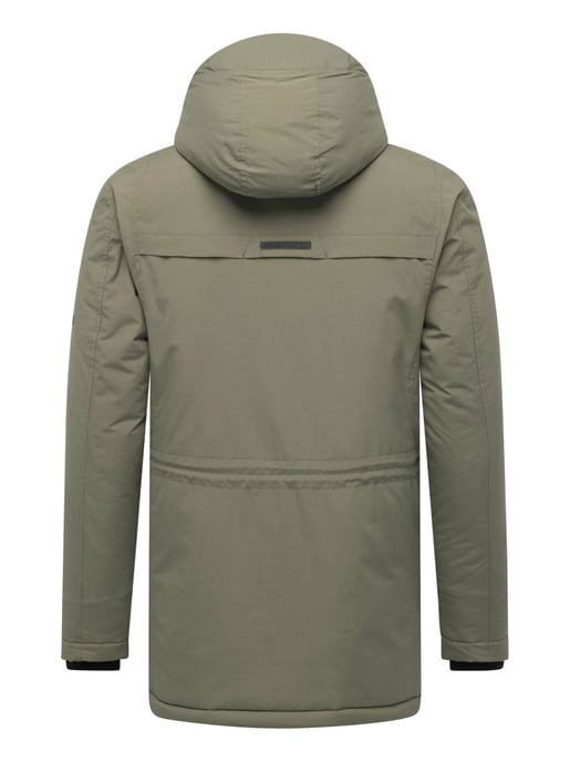 Parka de hombre Stone Harbour Wadiim con capucha y cremallera doble - Image 4