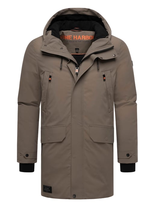 Parka de invierno para hombre Stone Harbour Kitraan con cierres magnéticos y forro polar - Image 1