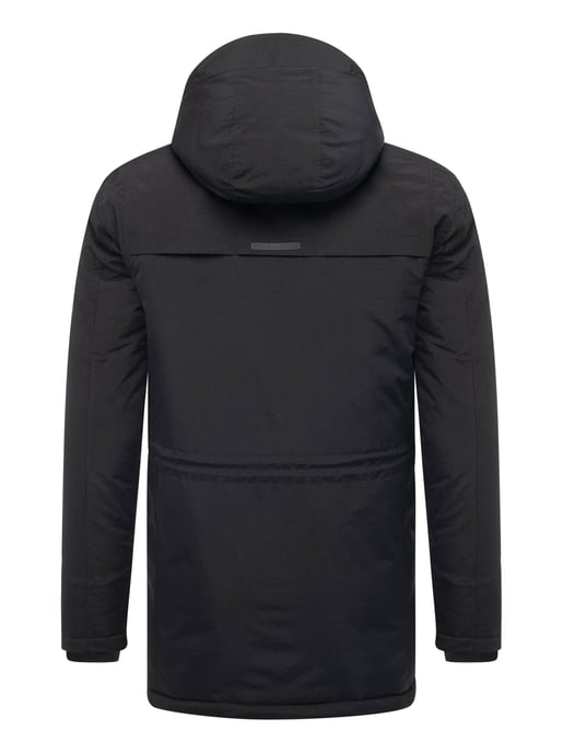 Parka de hombre Stone Harbour Wadiim con capucha y cremallera doble - Image 4