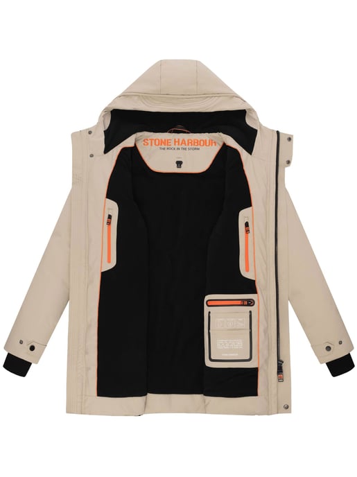 Parka de invierno para hombre Stone Harbour Kitraan con cierres magnéticos y forro polar - Image 5