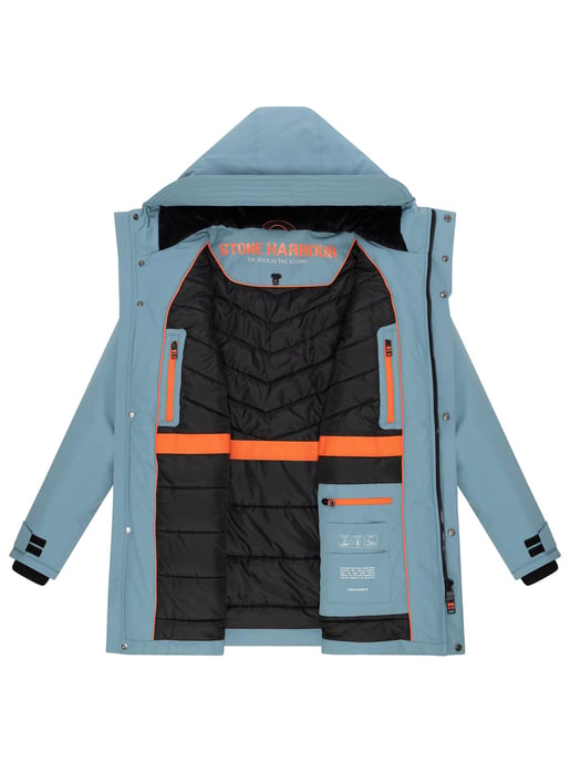 Parka de invierno para hombre Stone Harbour Netaan con columna de agua de 10.000 mm y forro acolchado - Image 5