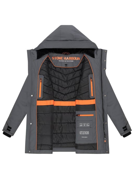 Parka de invierno para hombre Stone Harbour Netaan con columna de agua de 10.000 mm y forro acolchado - Image 5