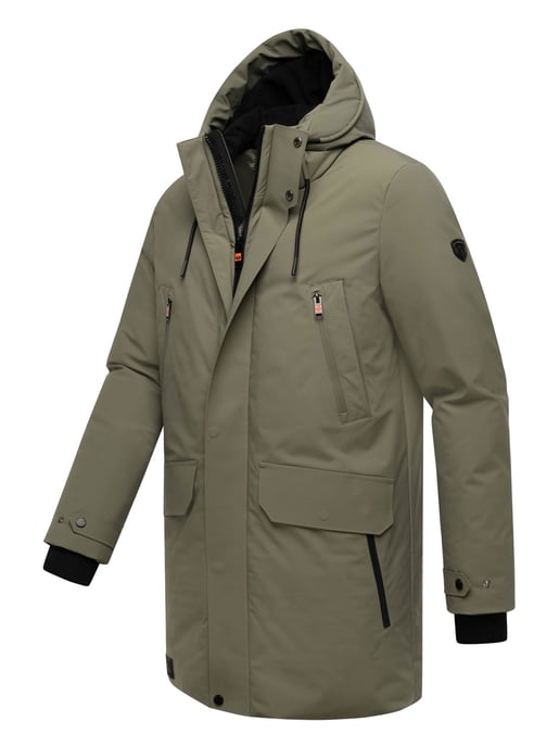 Parka de invierno para hombre Stone Harbour Kitraan con cierres magnéticos y forro polar - Image 3