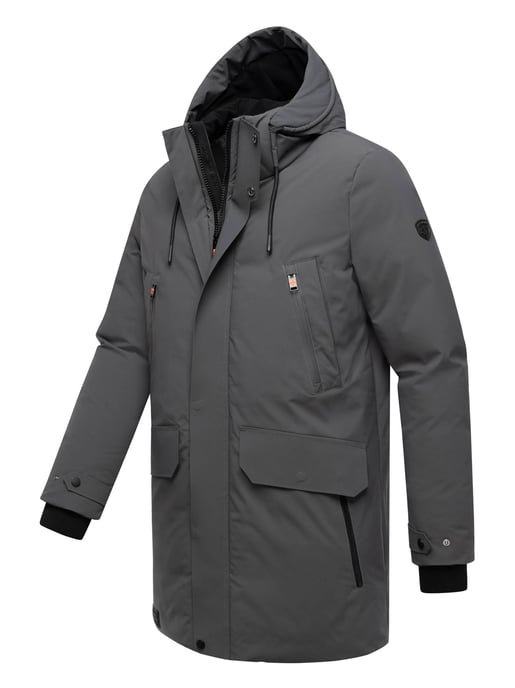Parka de invierno para hombre Stone Harbour Kitraan con cierres magnéticos y forro polar - Image 3