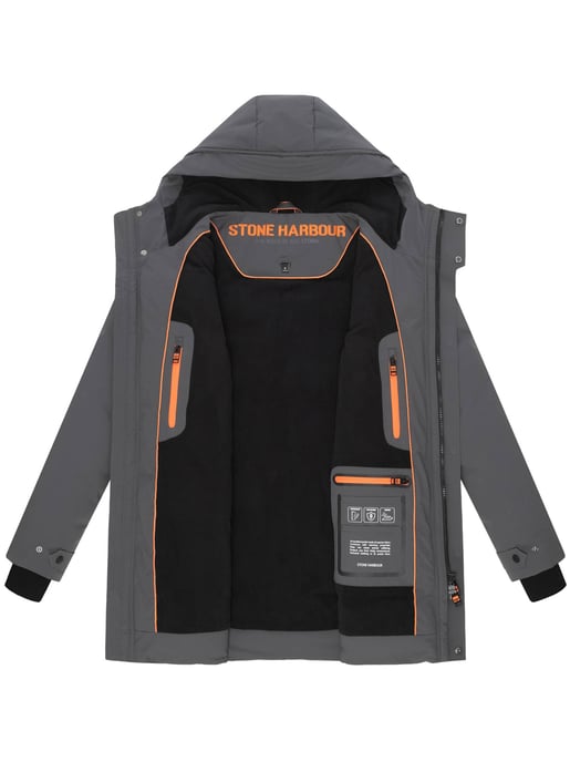 Parka de invierno para hombre Stone Harbour Kitraan con cierres magnéticos y forro polar - Image 5