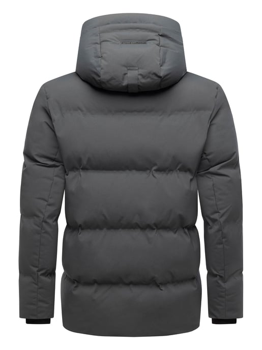 Chaqueta de invierno para hombre Stone Harbour Taviaan con capucha forrada y diseño cortaviento - Image 4