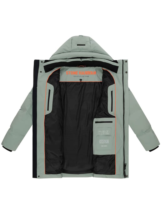 Chaqueta de invierno para hombre Stone Harbour Darianoo con acolchado Downfree y cierre magnético - Image 5