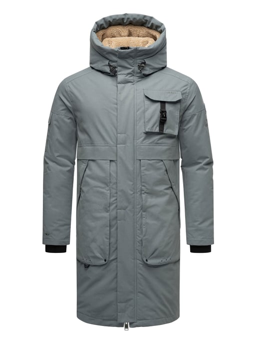 Chaqueta de invierno para hombre Stone Harbour Cyriaan con capucha forrada y diseño cortaviento - Image 2