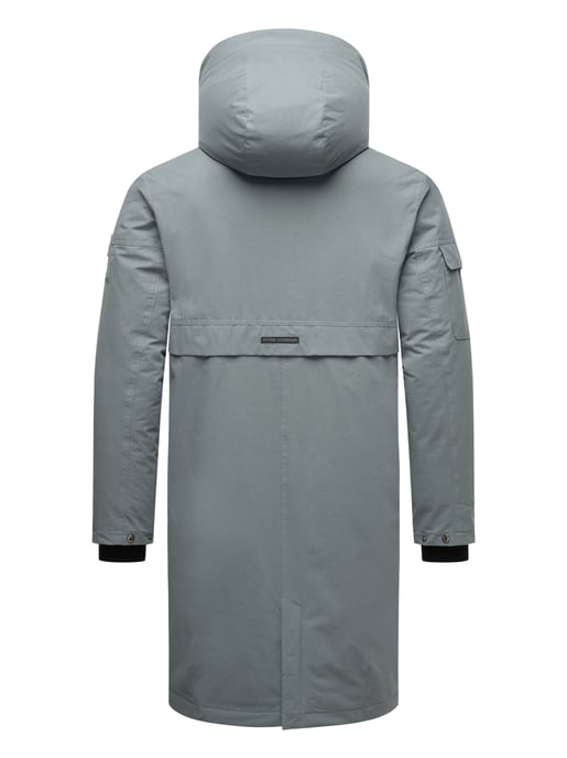 Chaqueta de invierno para hombre Stone Harbour Cyriaan con capucha forrada y diseño cortaviento - Image 4