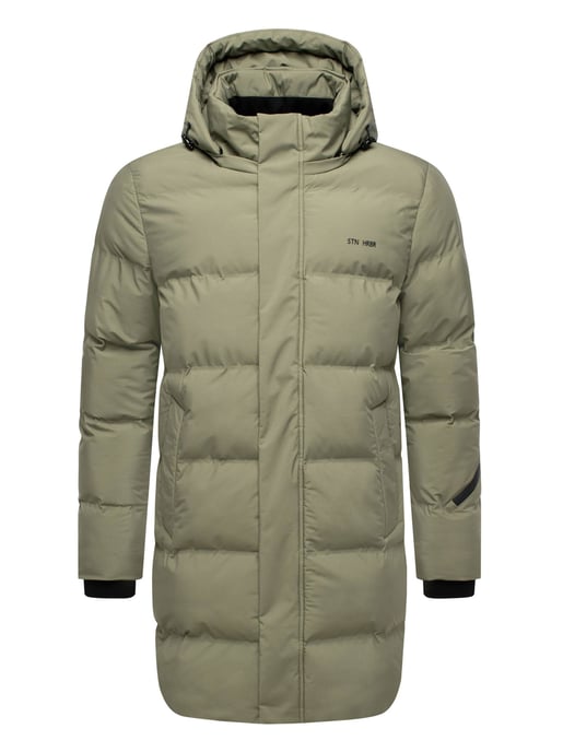 Abrigo de invierno para hombre Stone Harbour Thadeek con capucha desmontable y bolsillos magnéticos - Image 2