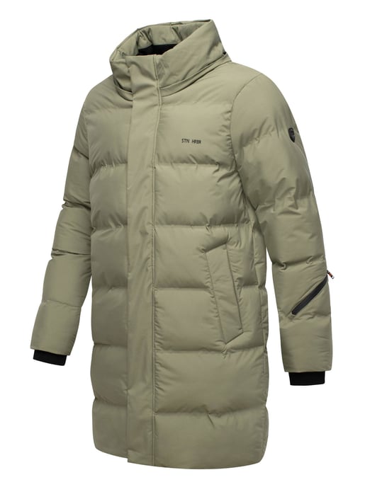Abrigo de invierno para hombre Stone Harbour Thadeek con capucha desmontable y bolsillos magnéticos - Image 3