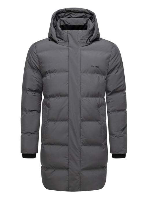 Abrigo de invierno para hombre Stone Harbour Thadeek con capucha desmontable y bolsillos magnéticos - Image 2