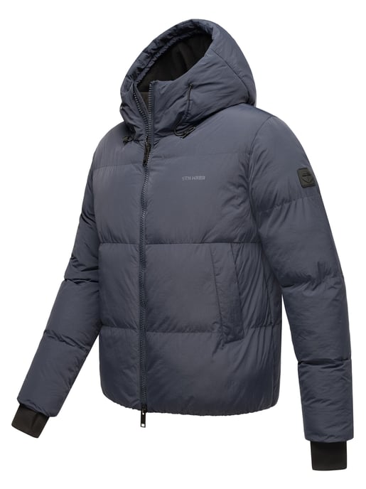 Chaqueta acolchada de invierno para hombre Stone Harbour Tayroos con forro polar y cremallera doble - Image 3