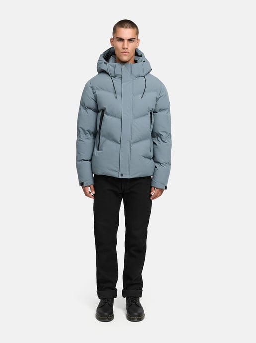 Chaqueta de invierno para hombre Stone Harbour Livianoo con capucha desmontable y bolsillos forrados - Image 6