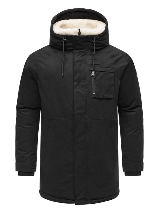 Chaqueta de invierno para hombre Stone Harbour Navroos con cuello de borreguillo desmontable y forro polar - Image 2