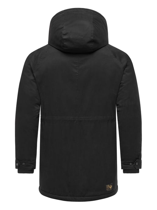 Chaqueta de invierno para hombre Stone Harbour Navroos con cuello de borreguillo desmontable y forro polar - Image 5