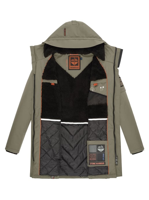 Chaqueta de invierno para hombre Stone Harbour Ragaan con forro de peluche y capucha - Image 5