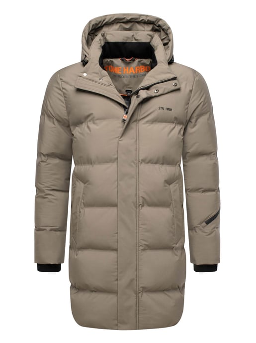 Abrigo de invierno para hombre Stone Harbour Thadeek con capucha desmontable y bolsillos magnéticos - Image 1