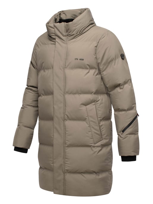 Abrigo de invierno para hombre Stone Harbour Thadeek con capucha desmontable y bolsillos magnéticos - Image 3
