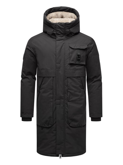 Chaqueta de invierno para hombre Stone Harbour Cyriaan con capucha forrada y diseño cortaviento - Image 2