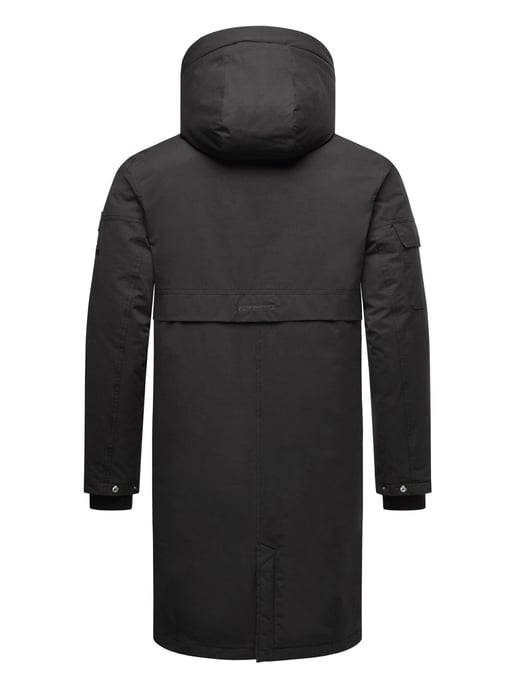 Chaqueta de invierno para hombre Stone Harbour Cyriaan con capucha forrada y diseño cortaviento - Image 4